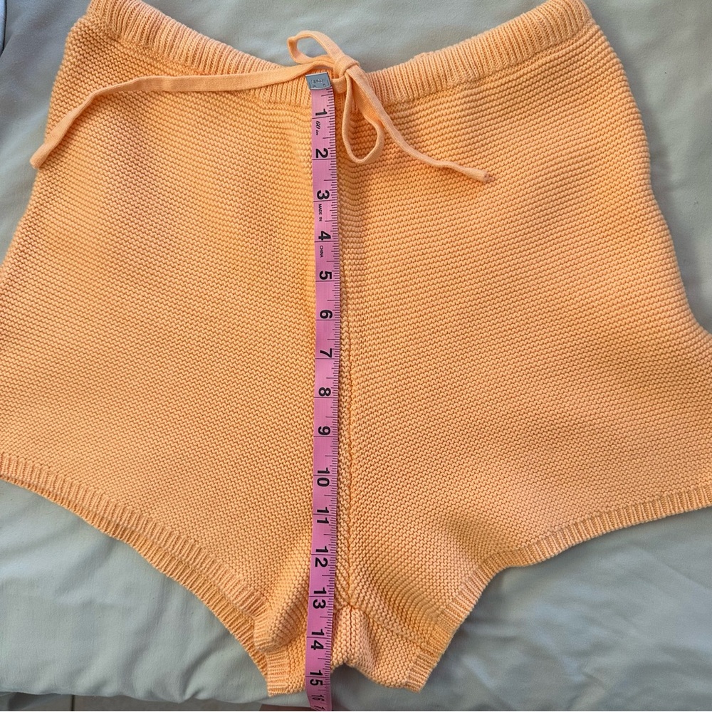 Sabo Skirt LIGHT ORANGE Knit Sweater set